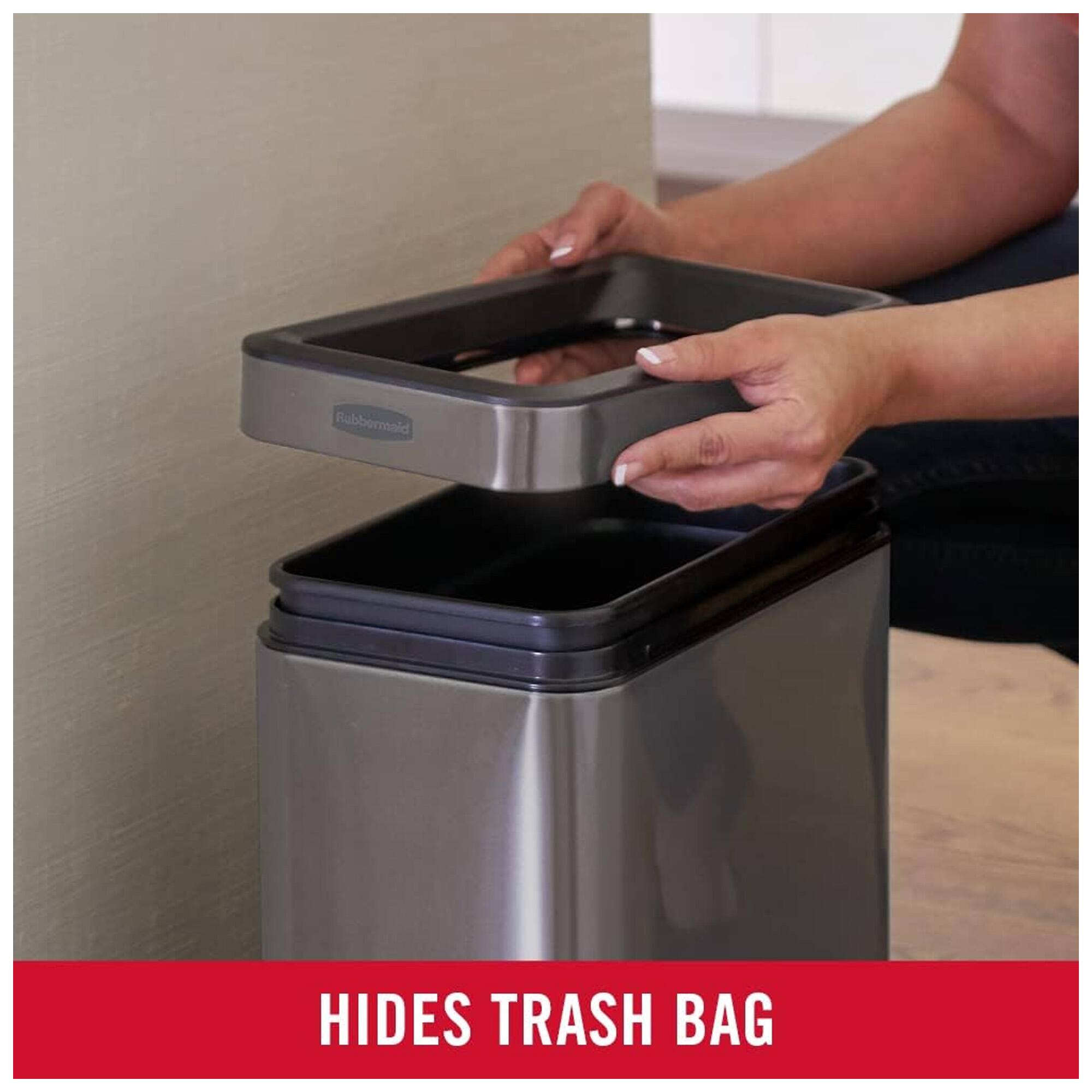 Rubbermaid HIDES TRASH BAG