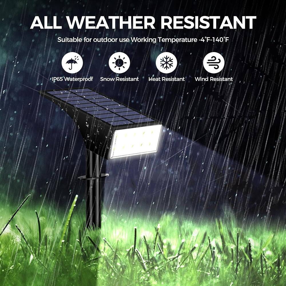 ALL WEATHER RESISTANT  
Suitable for outdoor use  
Working Temperature -4°F-140°F  
IP65 Waterproof  
Snow Resistant  
Heat Resistant  
Wind Resistant