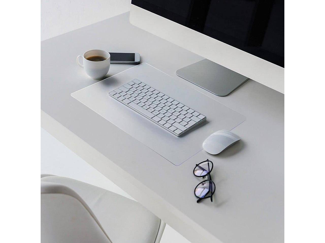 Alt View 7. Floortex - Floortex Anti-Microbial Desk Pad 19"x24" Clear FPHMTM4861EV.