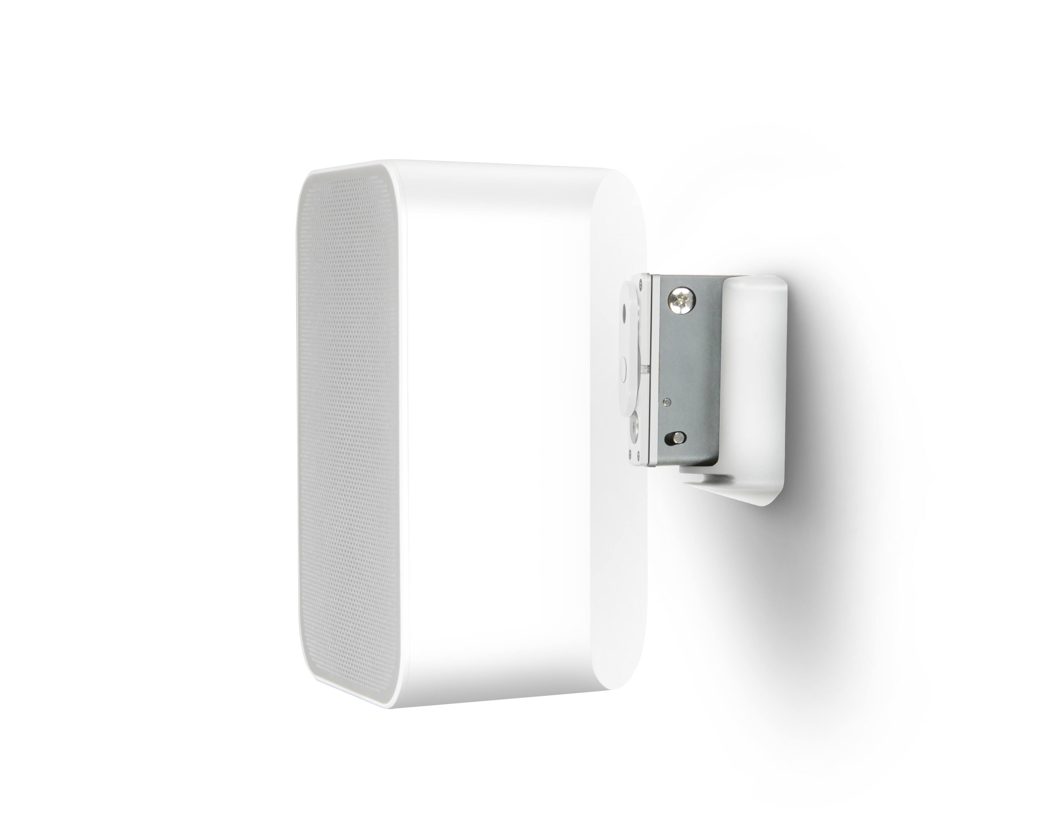 Left. Bluesound - Bluesound PULSE Flex WM100 Wall Mount Bracket - White - White.