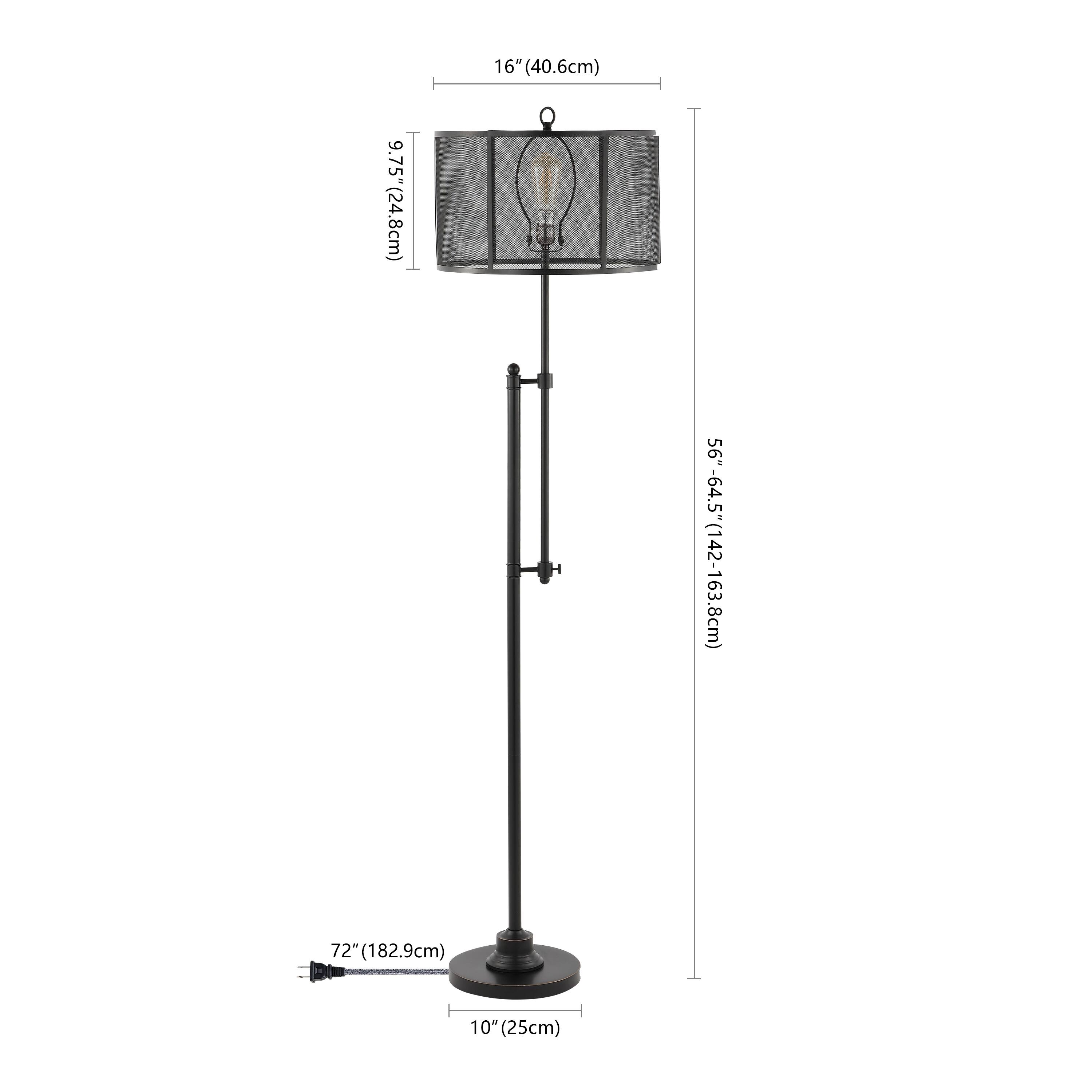 9.75" (24.8cm)  
16" (40.6cm)  
.95  
56"-64.5" (142-163.8cm)  
72" (182.9cm)  
10" (25cm)
