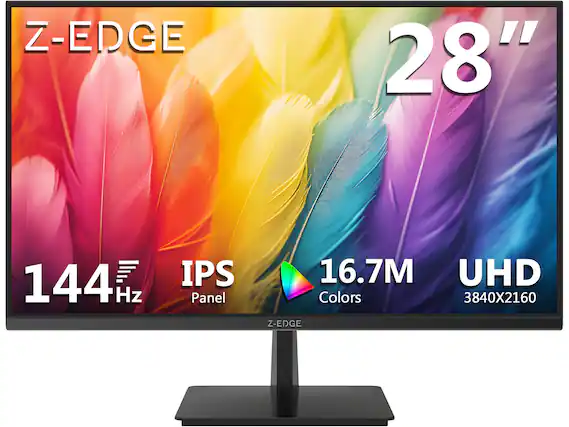 Z-EDGE 28" 144 Hz IPS Panel 16.7M Colors UHD 3840x2160