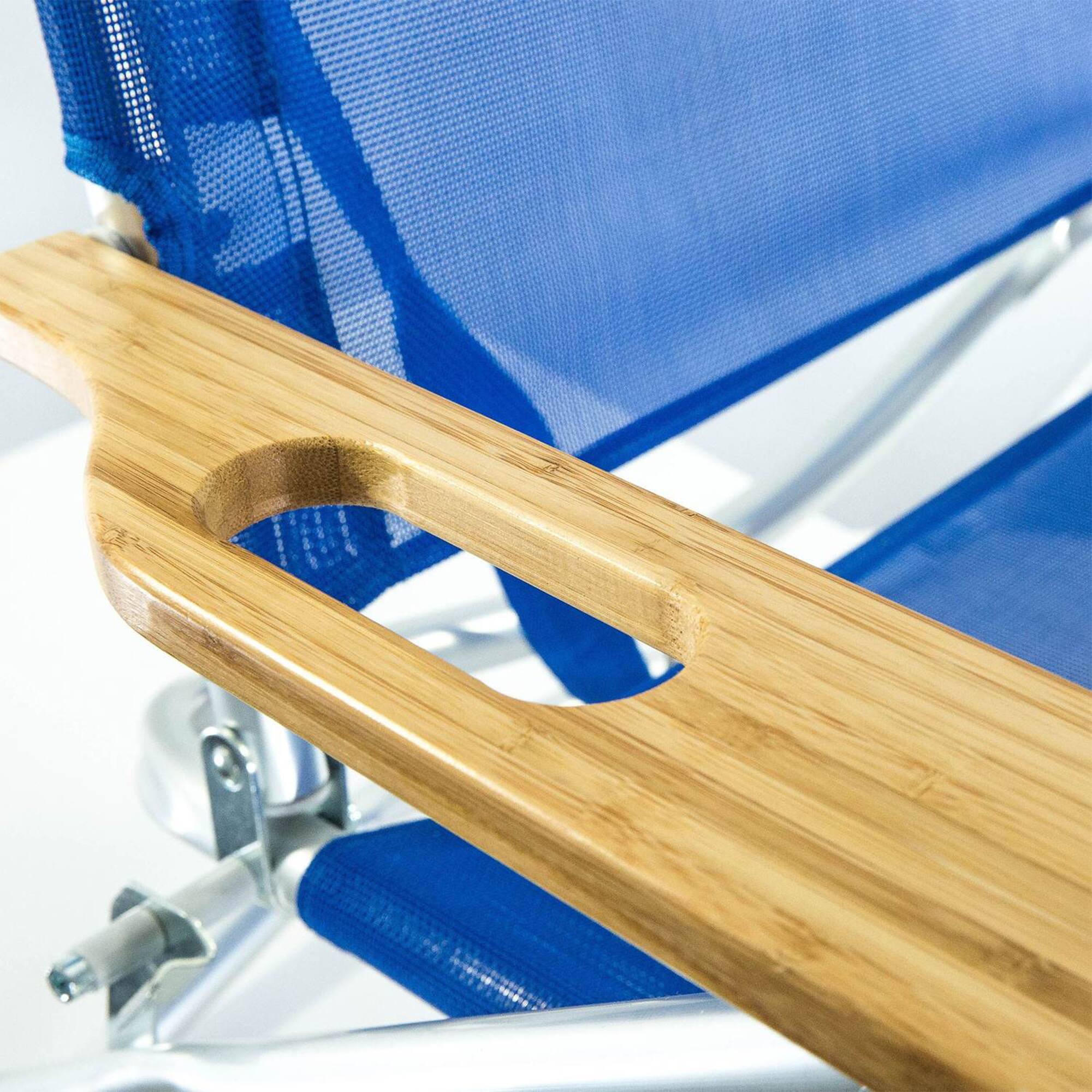 Alt View 4. Ostrich - Ostrich 3N1 Reclining Chair and Ladies Comfort On-Your-Back Beach Chair, Blue - Blue.