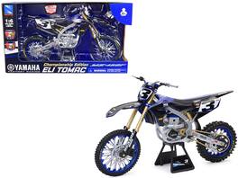 Yamaha YZ450F Motorcycle #3 Eli Tomac "Championship Edition" Yamaha Factory Racing 1/6 Diecast Model by New Ray - Blue