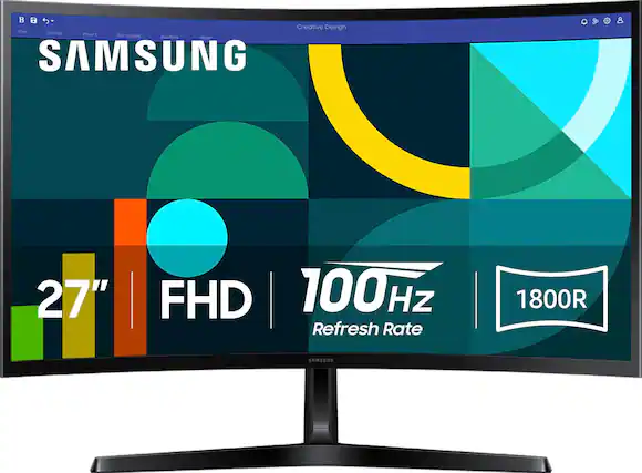 Samsung 27" FHD 100Hz Refresh Rate 1800R