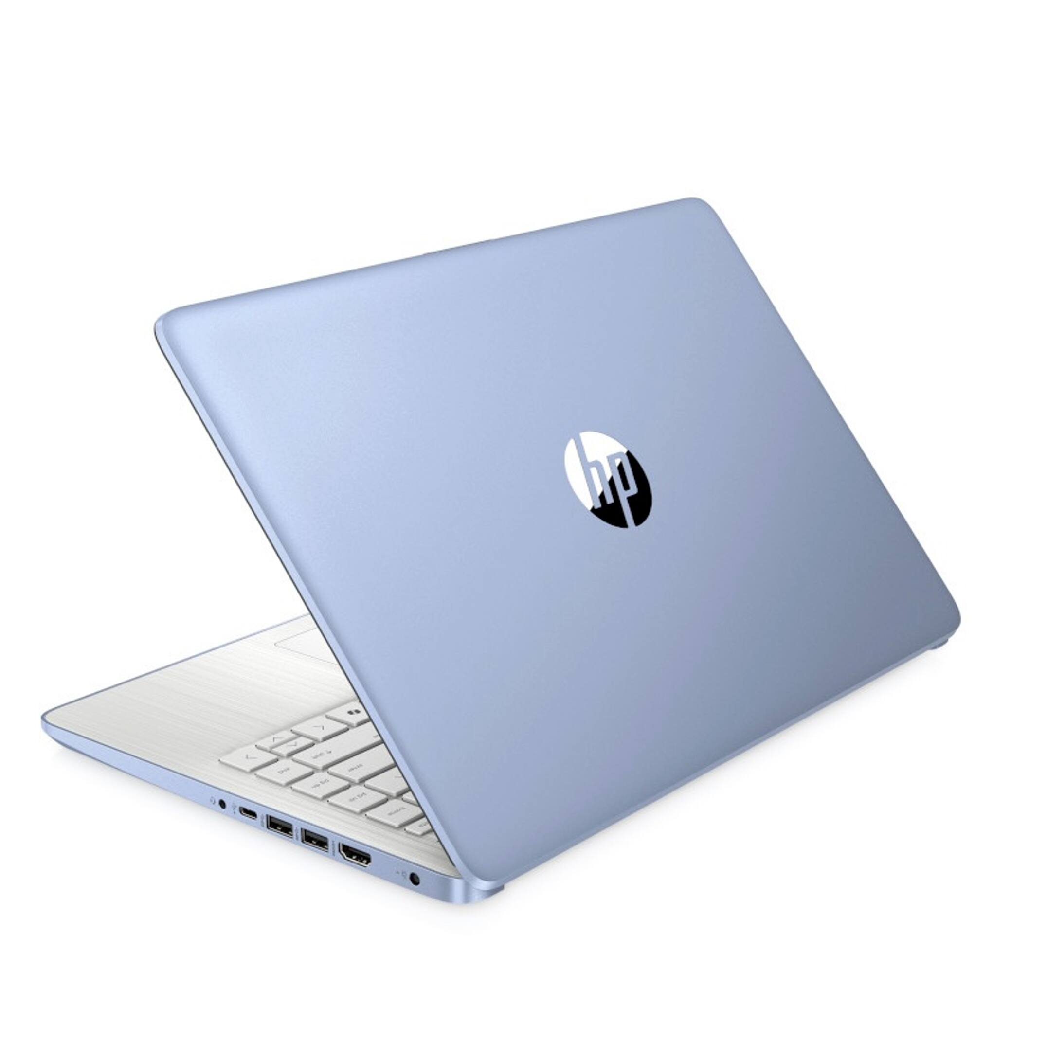 Alt View 3. HP - 14 Laptop 14.0 HD Display (Celeron N4500, 16GB, 256GB SSD, Intel UHD, WiFi 6, Win 11 Pro) w/Office 365 , Backpack - Sky Blue.