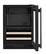 Alt View 1. KitchenAid - 24" Beverage Center with Glass Door and Wood-Front Racks - Black Ore.