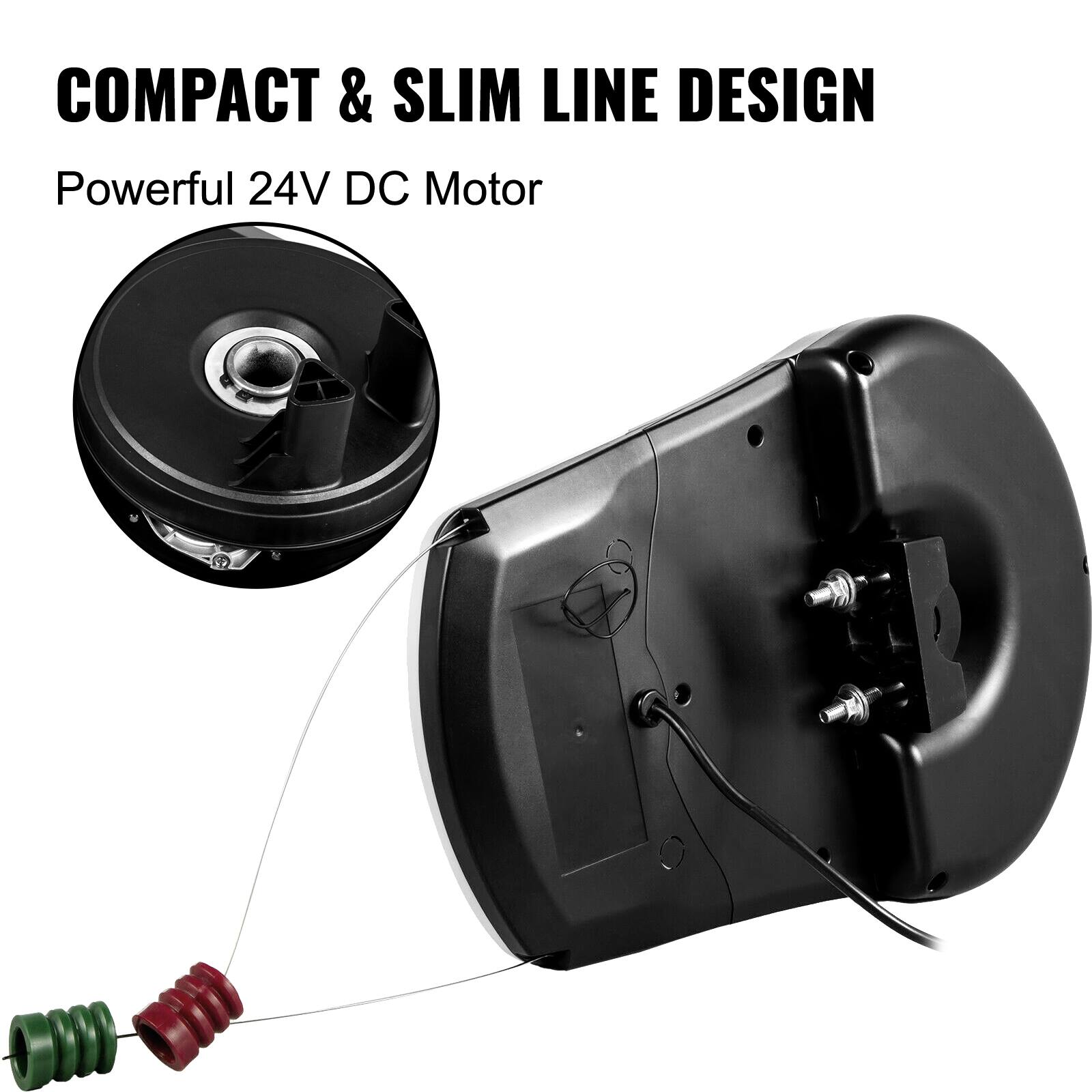 COMPACT & SLIM LINE DESIGN Powerful 24V DC Motor