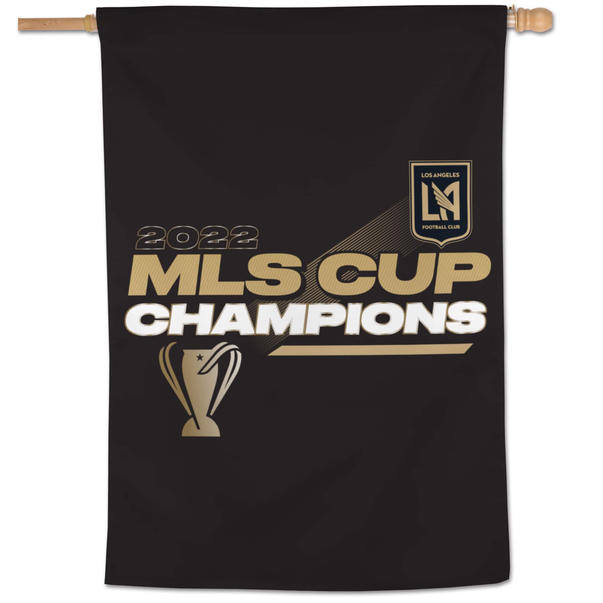 WinCraft - LAFC 2022 MLS Cup Champions 28'' x 40'' One-Sided Vertical Banner - Multicolor
