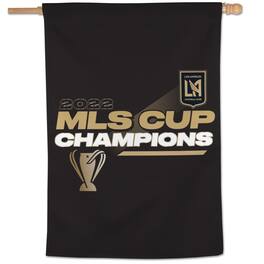 WinCraft - LAFC 2022 MLS Cup Champions 28'' x 40'' One-Sided Vertical Banner - Multicolor
