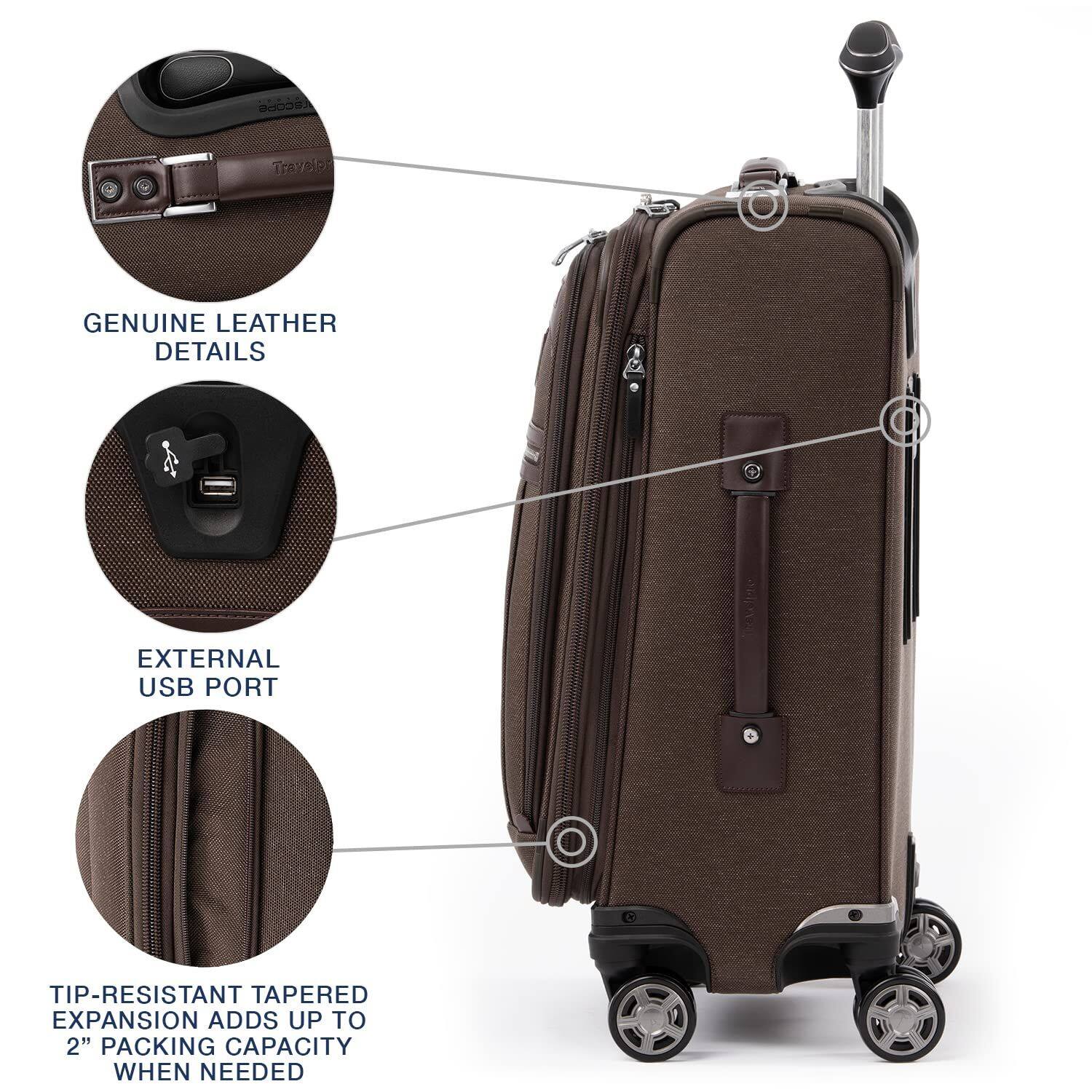 Travelpro Platinum Elite Softside Expandable 21