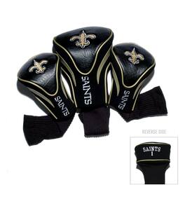 Team Golf - New Orleans Saints 3-Pack Contour Headcover Set - Multicolor