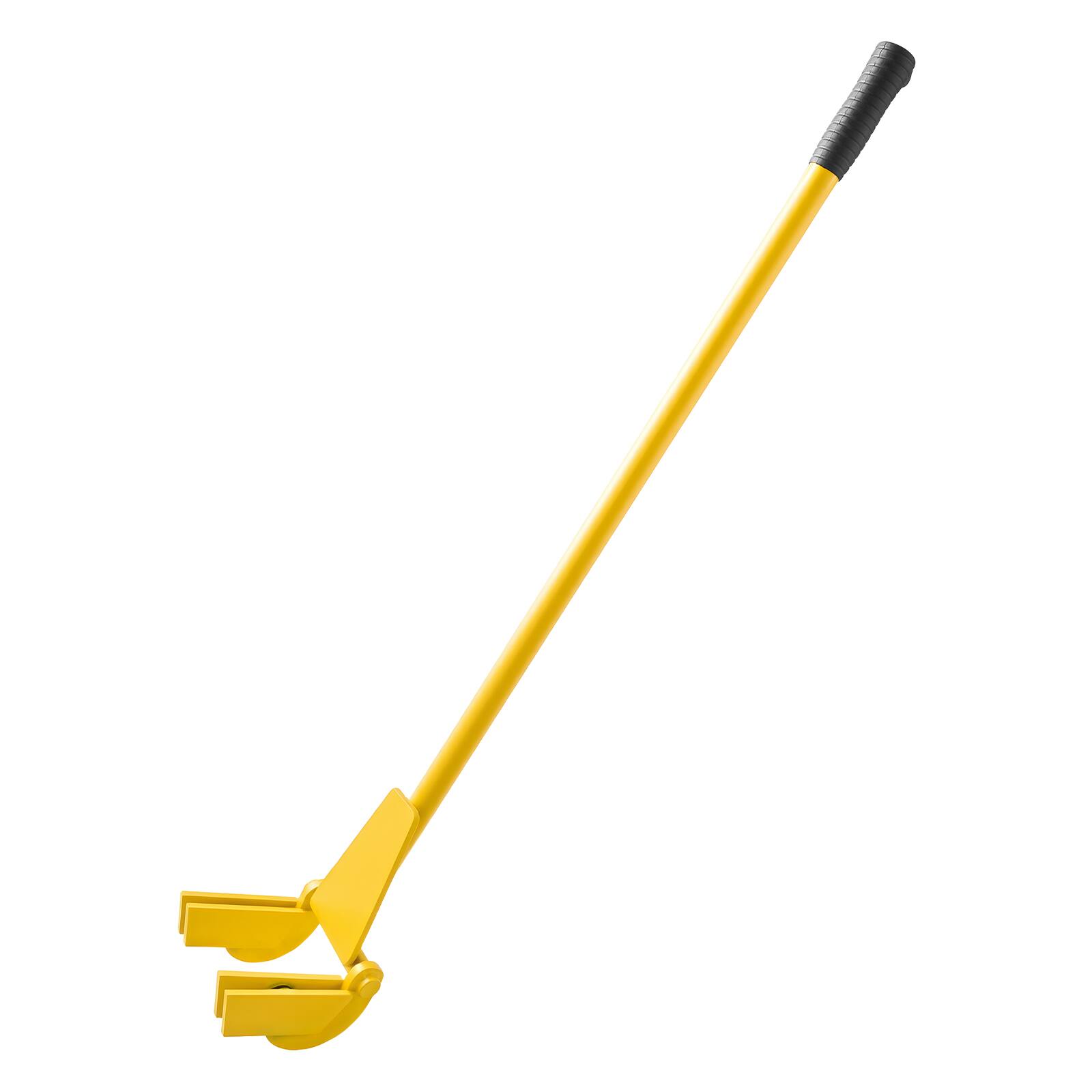 Alt View 5. VEVOR - Pallet Buster Tool, 41 Inch Carbon Steel Handle Wrecking Pry Bar, 2000 lbs Weight Capacity, Heavy Duty Deck Board - Yellow.
