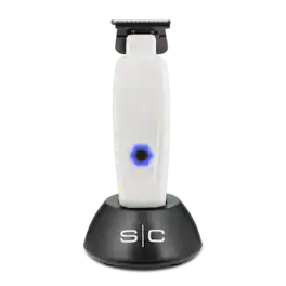 StyleCraft - Saber Professional Full Metal Body Digital Brushless Motor Cordless Hair Trimmer - White