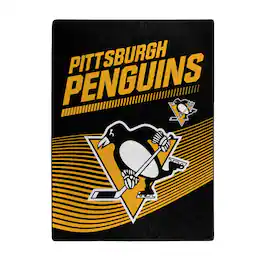 Sweet Home Collection - NHL Pittsburgh Penguins 60" x 80" Raschel Throw Blanket - Black