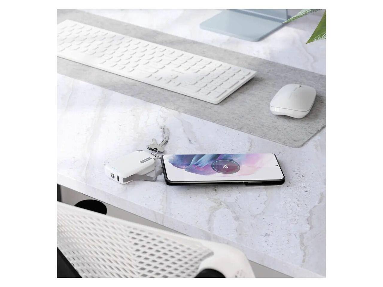 Alt View 1. Alogic - Alogic KeyLight 2000mAh Portable Power Bank - 2000 mAh - 1A - 5V Output - 5V Input - USB Type-C Connector - KLPB2KWH.