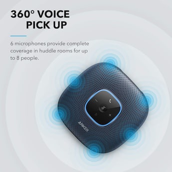 Anker PowerConf Speakerphone Blue - Best Buy Anker PowerConf Speakerphone Blue - Best Buy