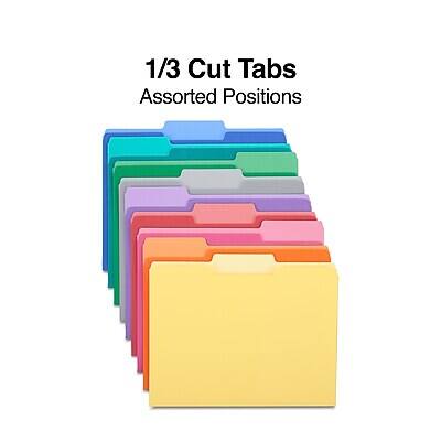 1/3 Cut Tabs  
Assorted Positions
