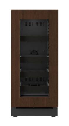 Front. U-Line - U-Line 15"W. 2.8 Cu.Ft. Built-In Compact Beverage Center - Panel Ready Frame/Glass - Integrated Frame.