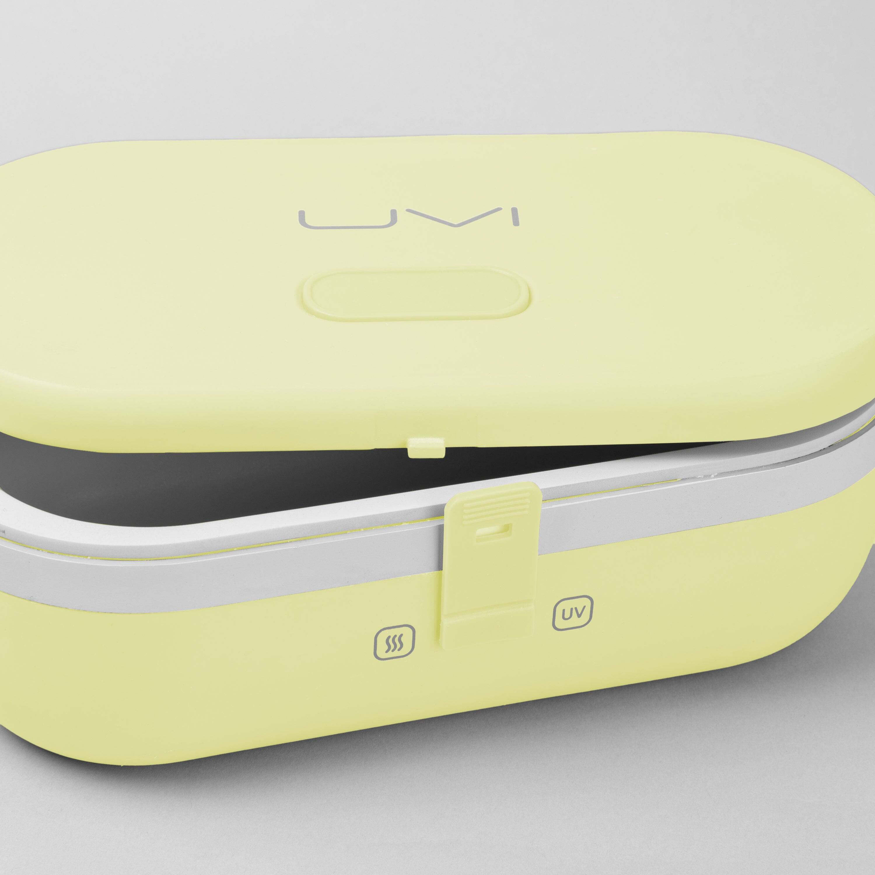 Alt View 4. UVI - UVI Plus Lunchbox – Portable Self-Heating Lunch Box with UV Sanitizer & USB-C Charging - Sunshine.