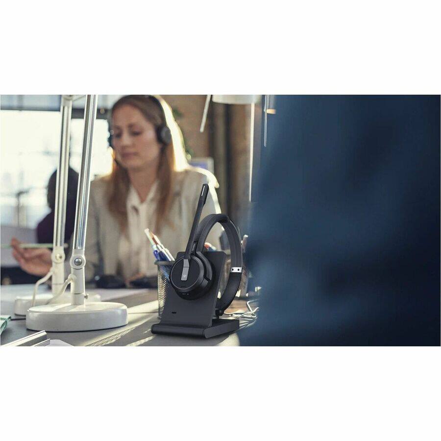 Alt View 1. EPOS - EPOS IMPACT 5000 Go Headset - Microsoft Teams Certification - Stereo - Wireless - DECT - 442 ft - 16 Ohm - 20 Hz to 20 - Black.
