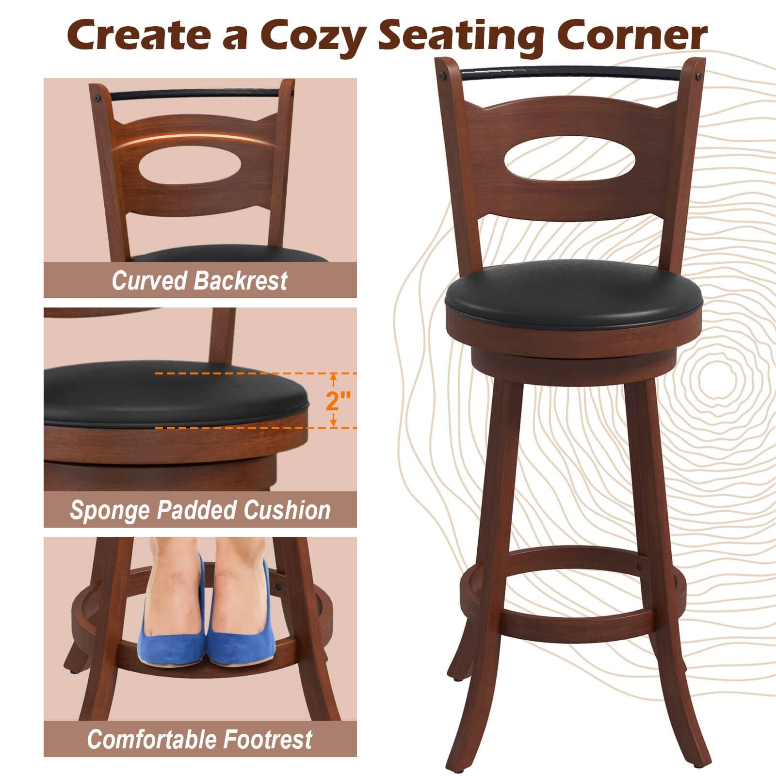 Create a Cozy Seating Corner
Curved Backrest
Sponge Padded Cushion
Comfortable Footrest