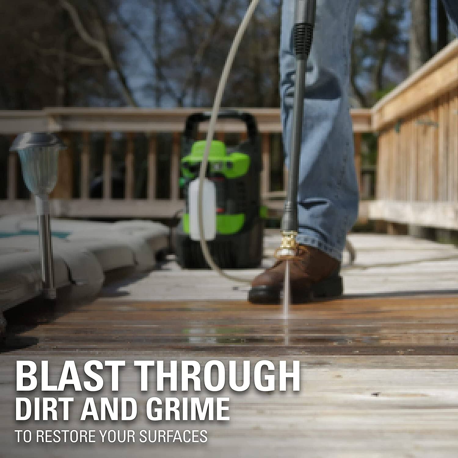 BLAST THROUGH DIRT AND GRIME TO RESTORE YOUR SURFACES