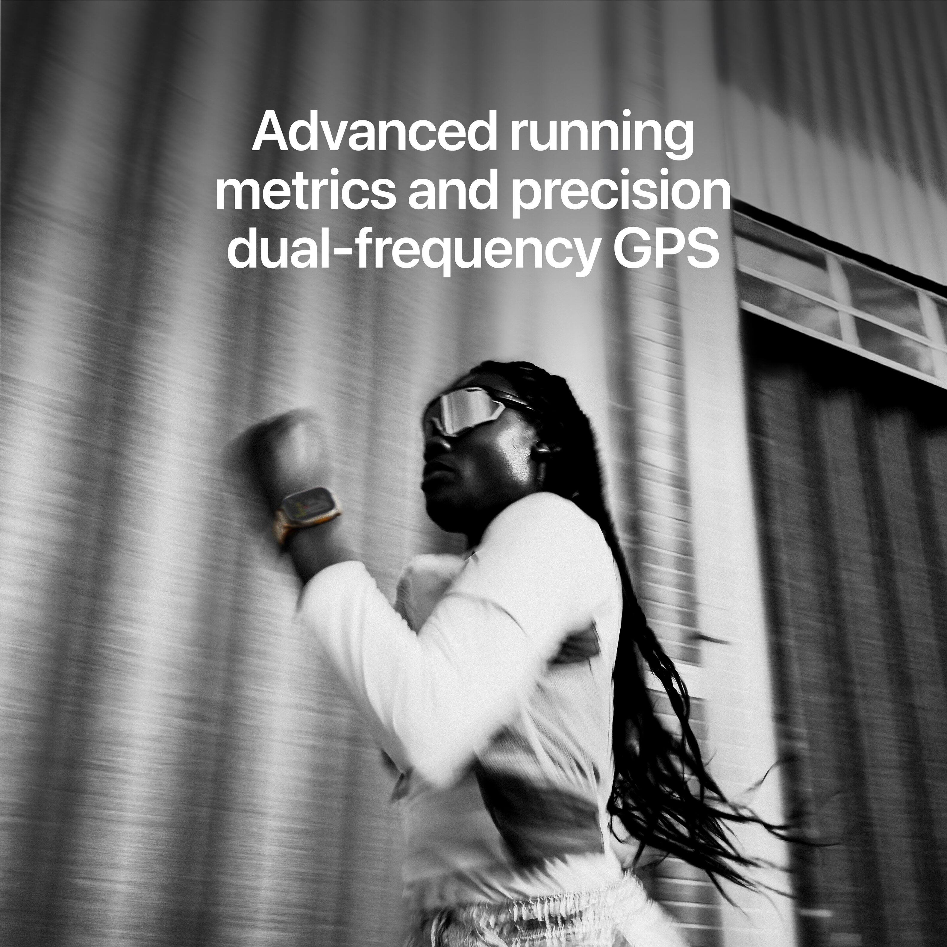 Advanced running metrics and precision dual-frequency GPS