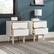 Alt View Zoom 16. Walker Edison - Mid Century Solid Wood Nightstand set of 2 - White.