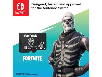 SanDisk 128GB microSDXC Card Licensed for Nintendo Switch SanDisk 128GB microSDXC Card Licensed for Nintendo Switch