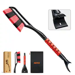 AstroAI - 1 Pack & 2 Pack 27" Snow Brush and Ice Scraper for Cars, Trucks, SUVs