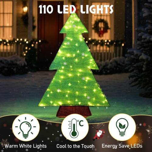 110 LED Lights  
Warm White Lights  
Cool to the Touch  
Energy Save LEDs
