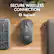 * 9 pg up 6 Y SECURE WIRELESS CONNECTION 4 logi bolt I I + logi 3 pg dn enter del = ENTERPRISE-GRADE SECURITY