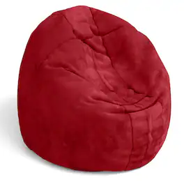 Jaxx - Cocoon 4 Foot Bean Bag Chair and Crash Pad, Cherry - Red
