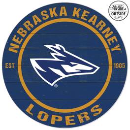Jardine - Nebraska-Kearney Lopers 20'' x 20'' Indoor/Outdoor Team Color Circle Sign - Navy