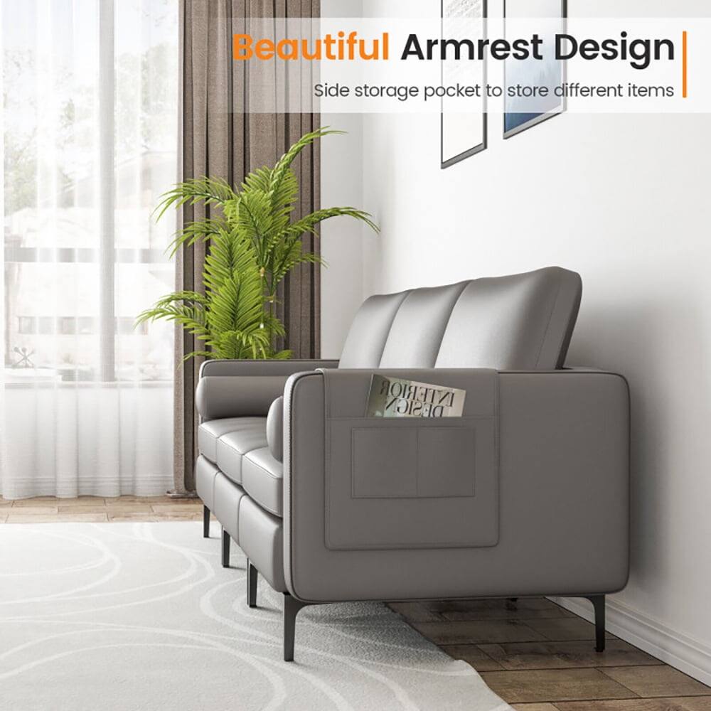 Beautiful Armrest Design  
Side storage pocket to store different items