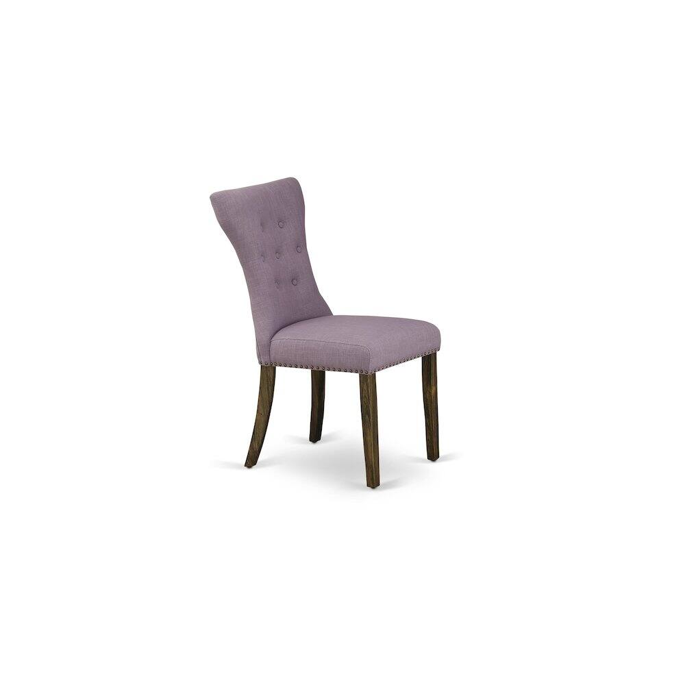 Angle. East West Furniture - Dining Chair Jacobean - Brown.