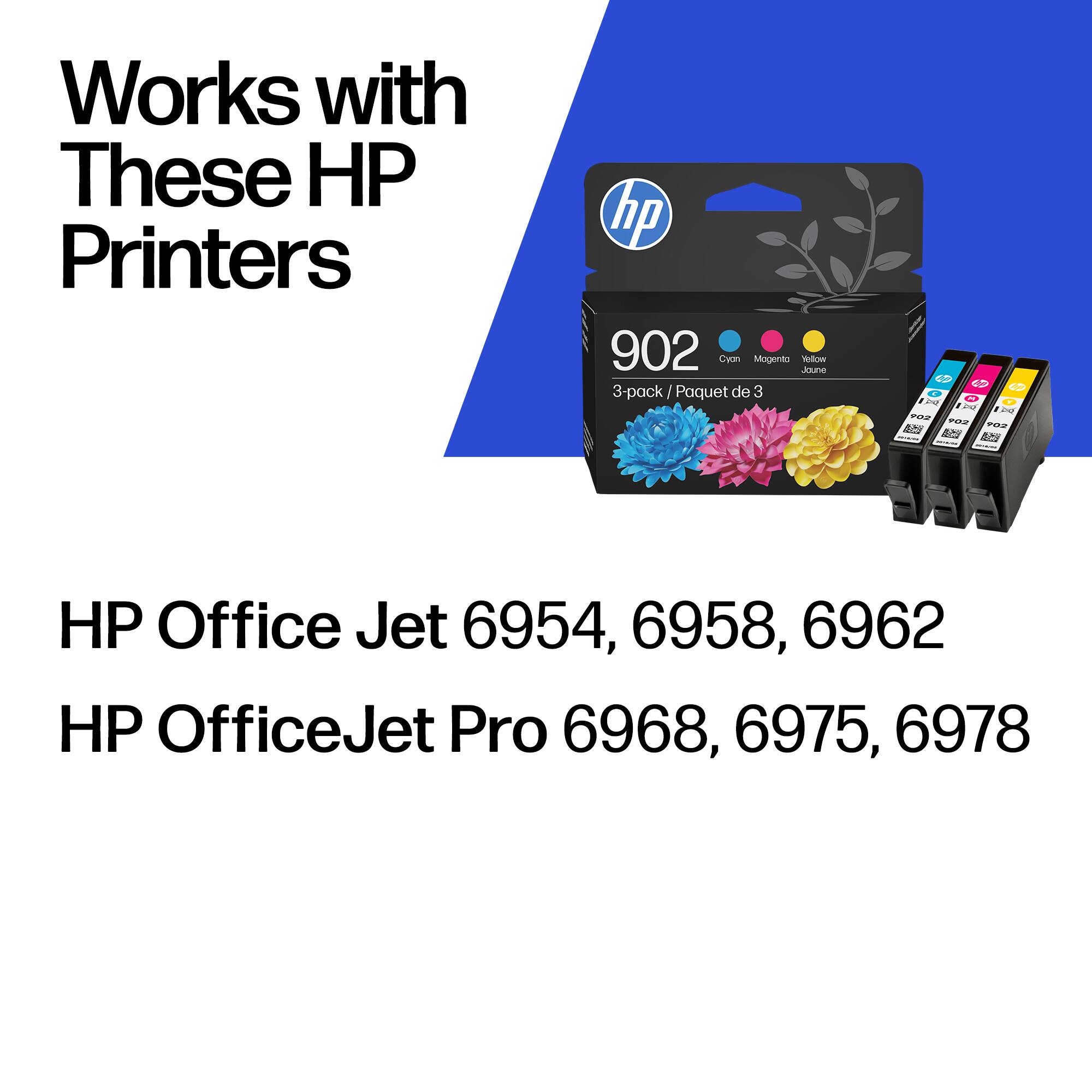 Works with These HP Printers

HP Office Jet 6954, 6958, 6962
HP OfficeJet Pro 6968, 6975, 6978