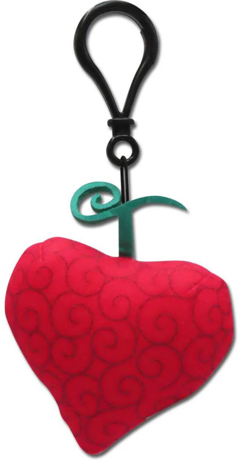 Front. Great Eastern - One Piece - OP OP Fruit 2.5in Plush Keychain   - COLLECTIBLES - Multicolor.