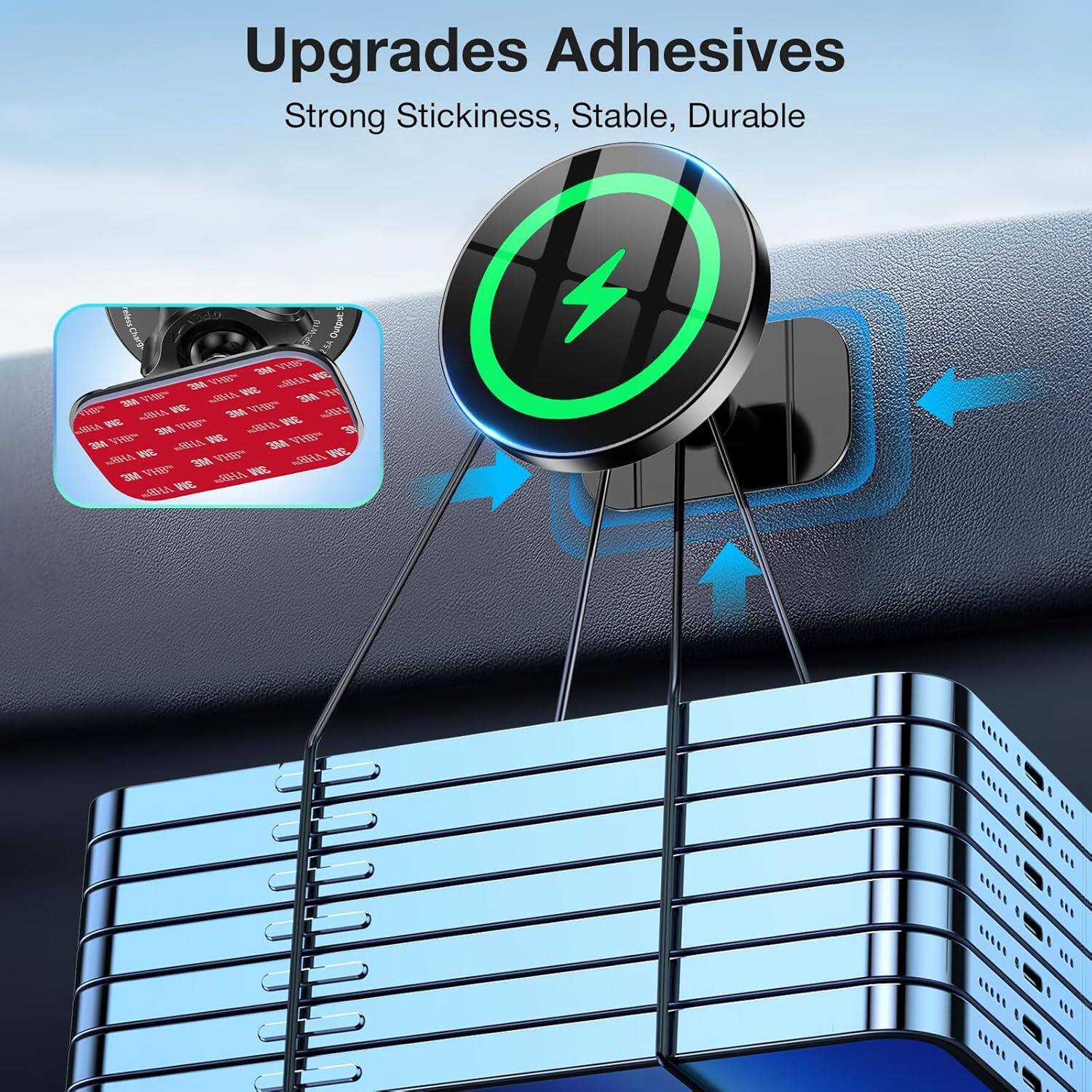 Upgrades Adhesives  
Strong Stickiness, Stable, Durable