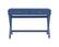 Angle. Linon Home Décor - Penrose Two-Drawer Campaign-Style Writing Desk - Navy.