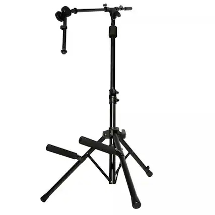 Front. On Stage Stands - On-Stage RS7501 Amp Stand with Boom Arm - Black.