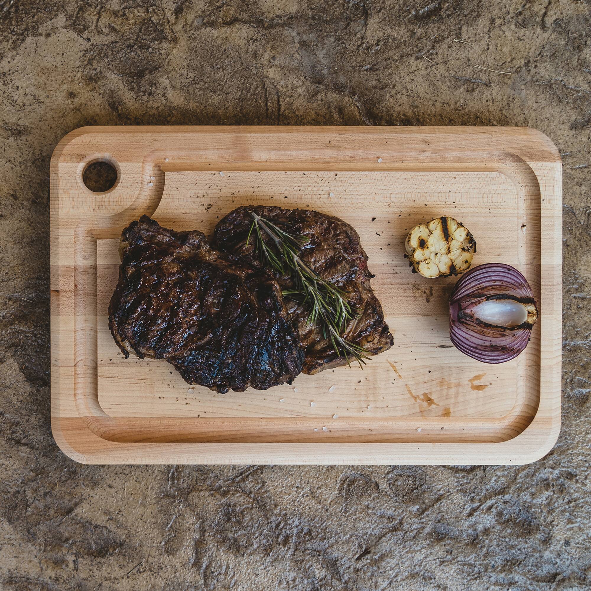 Alt View 7. John Boos - John Boos Prestige Maple Wood Edge Grain Kitchen Cutting Board,20" x 15" x 1.25" - Maple.