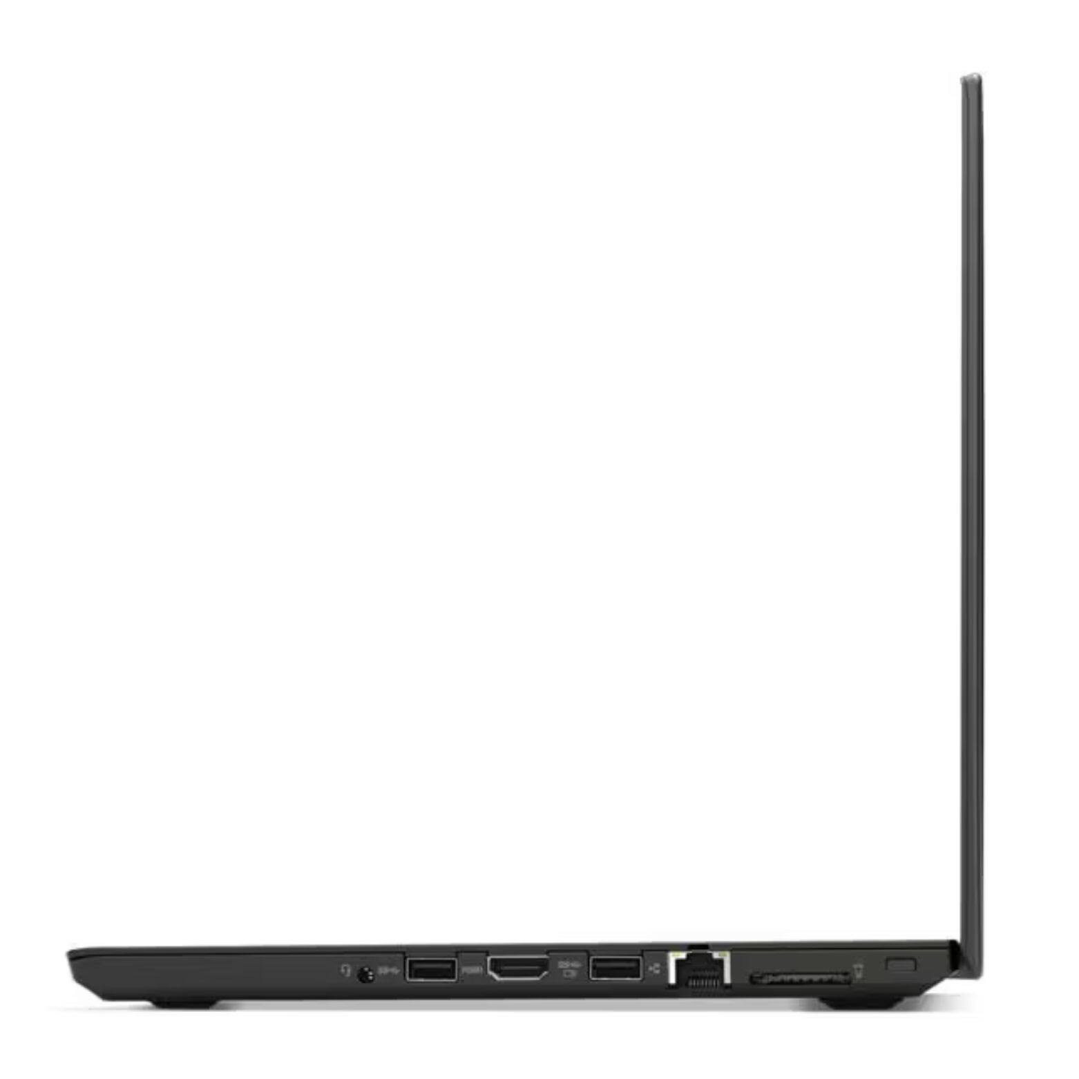 Alt View 3. Lenovo - ThinkPad T470 14" FHD Touch Intel Core i5-7300U 2.60 GHz up to 3.50 GHz 8GB DDR4 256GB SSD Windows 11 Pro Laptop - Black.