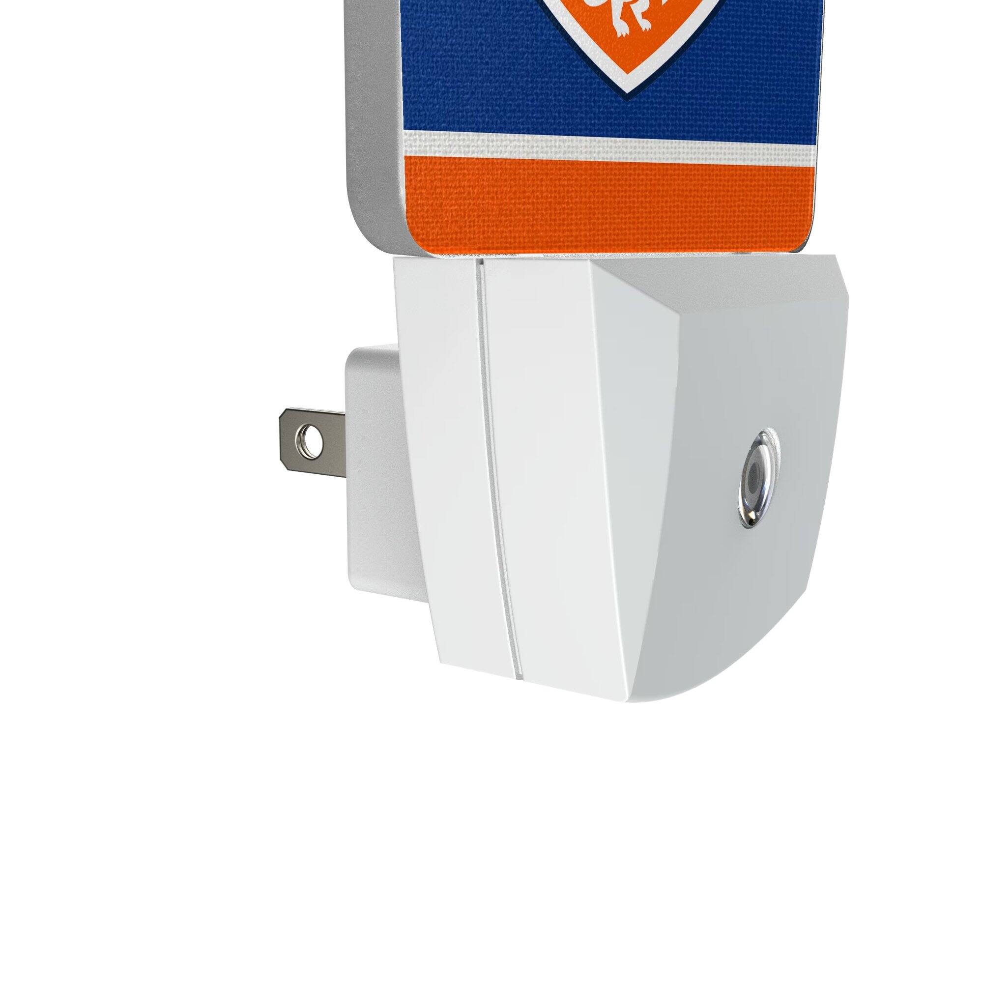Alt View 2. Keyscaper - FC Cincinnati Team Stripe Nightlight 2-Pack - Multicolor.