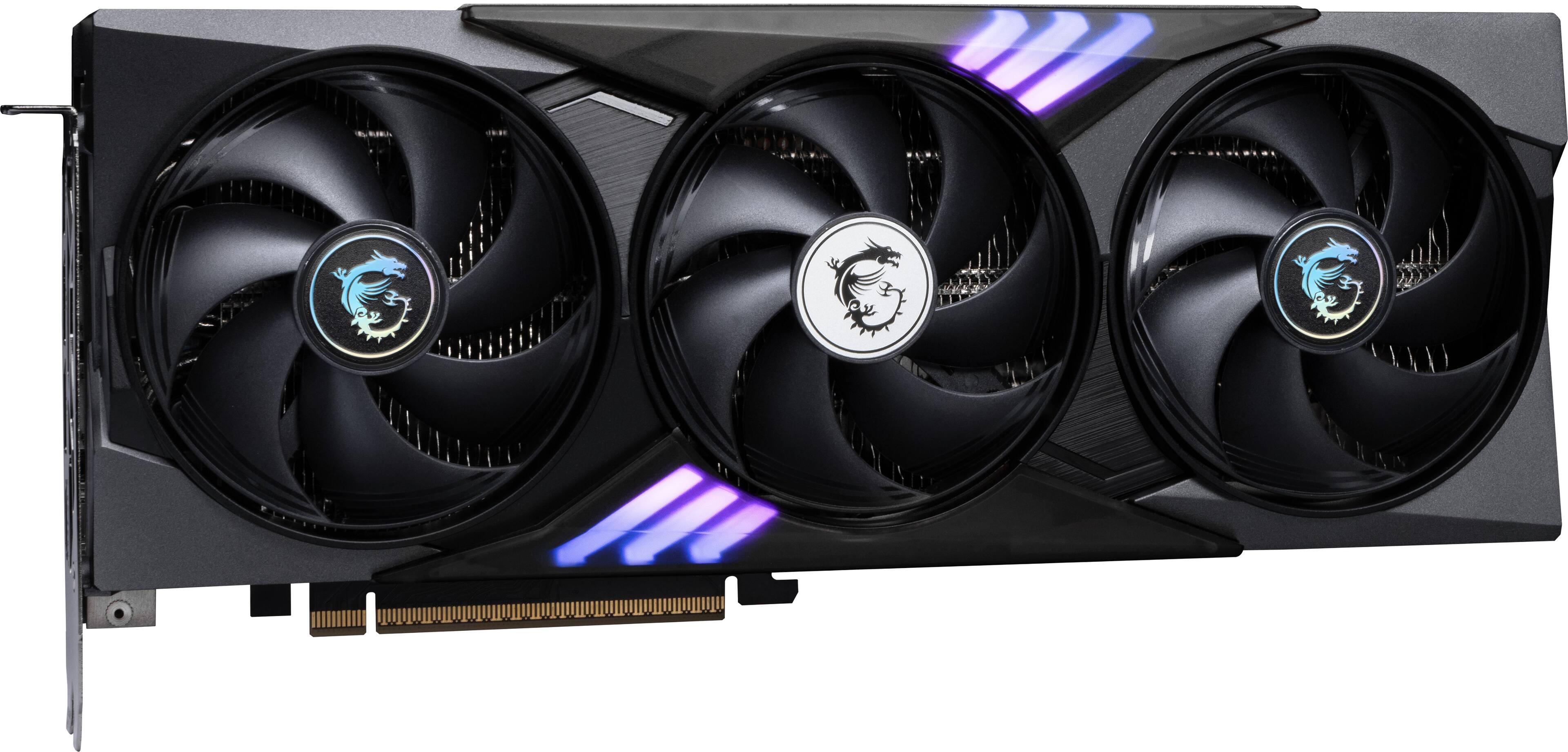 Left. MSI - NVIDIA GeForce RTX 5060 Ti 8G GAMING TRIO OC 8GB GDDR7 PCI Express Gen 5 Graphics Card - Black.