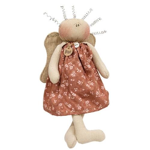 BreeBe - Love the Inspirational Angel Doll - Cream, Red