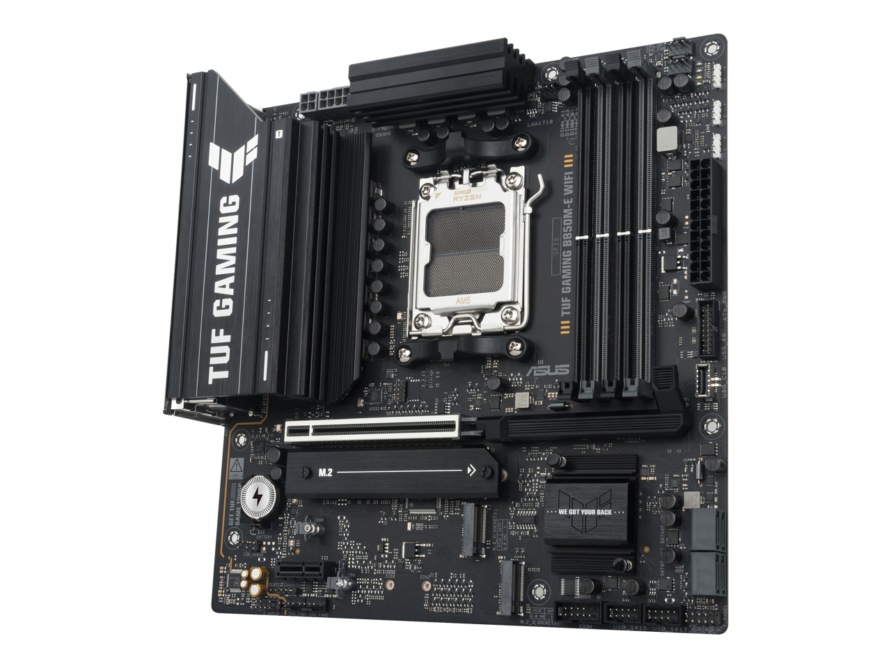 GAMING TUF I - .! A2 RYZEN AMS LOA1718 200 WIFI i 3-M0288 SL.AS GAMING TUF ASUS . M.2 0 W SET TOUR BACK 0), A .o