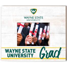 Jardine - Wayne State Warriors 13.5" x 11.5" Grad Frame - White