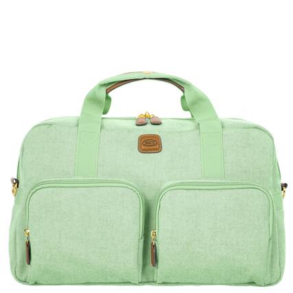 Front. Bric's - Volterra 18" Boarding Duffle - Green.